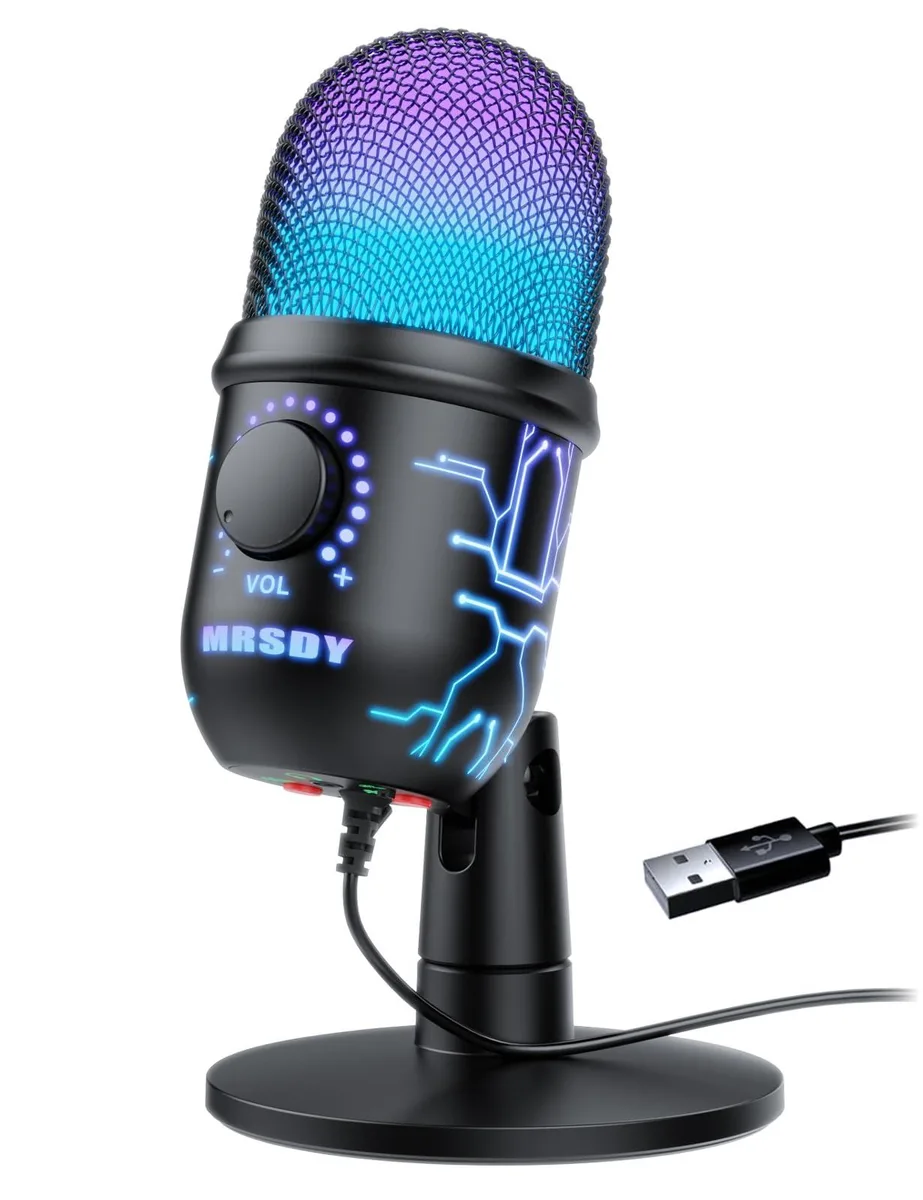  MRSDY V5-P USB Condenser Microphone 130 dB 3.54x3.54x6.3 cm 0.322 kg — product photo