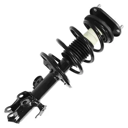 Unity 11421 front left complete strut assembly, preassembled with coil spring and top mount