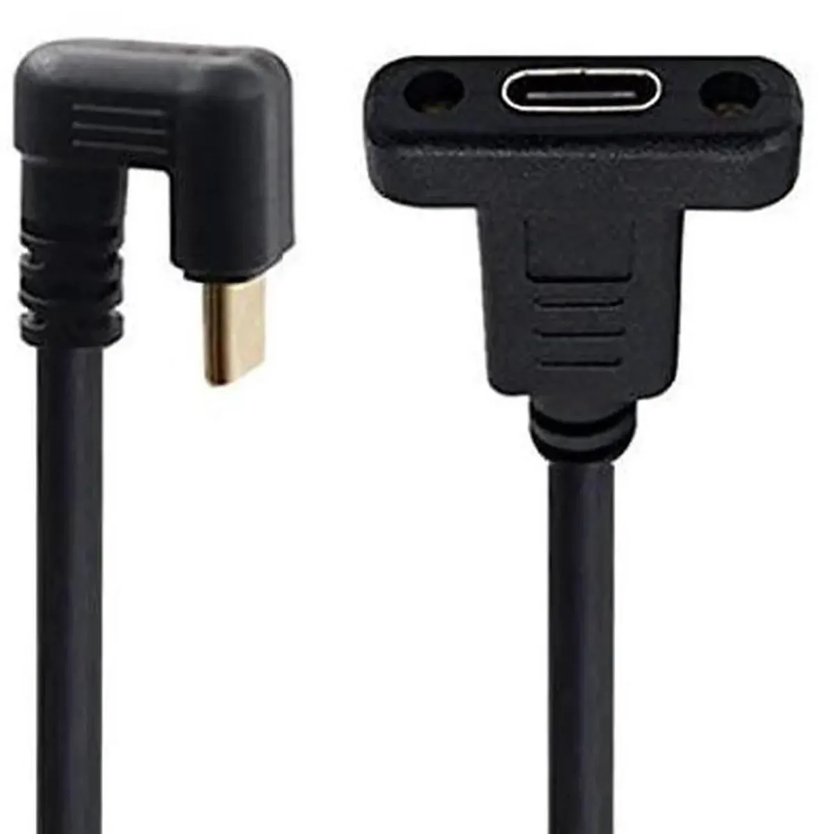 SMUGDESK SMUGDESK 30cm 180° U-Shape USB 3.1 Type-C Male to Female Extension Cable — product photo