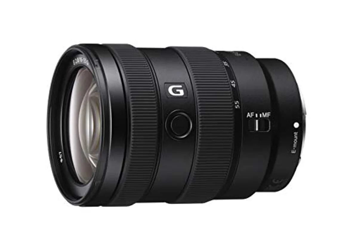 Sony Sony E 16-55mm f/2.8 G standard zoom camera lens — product photo