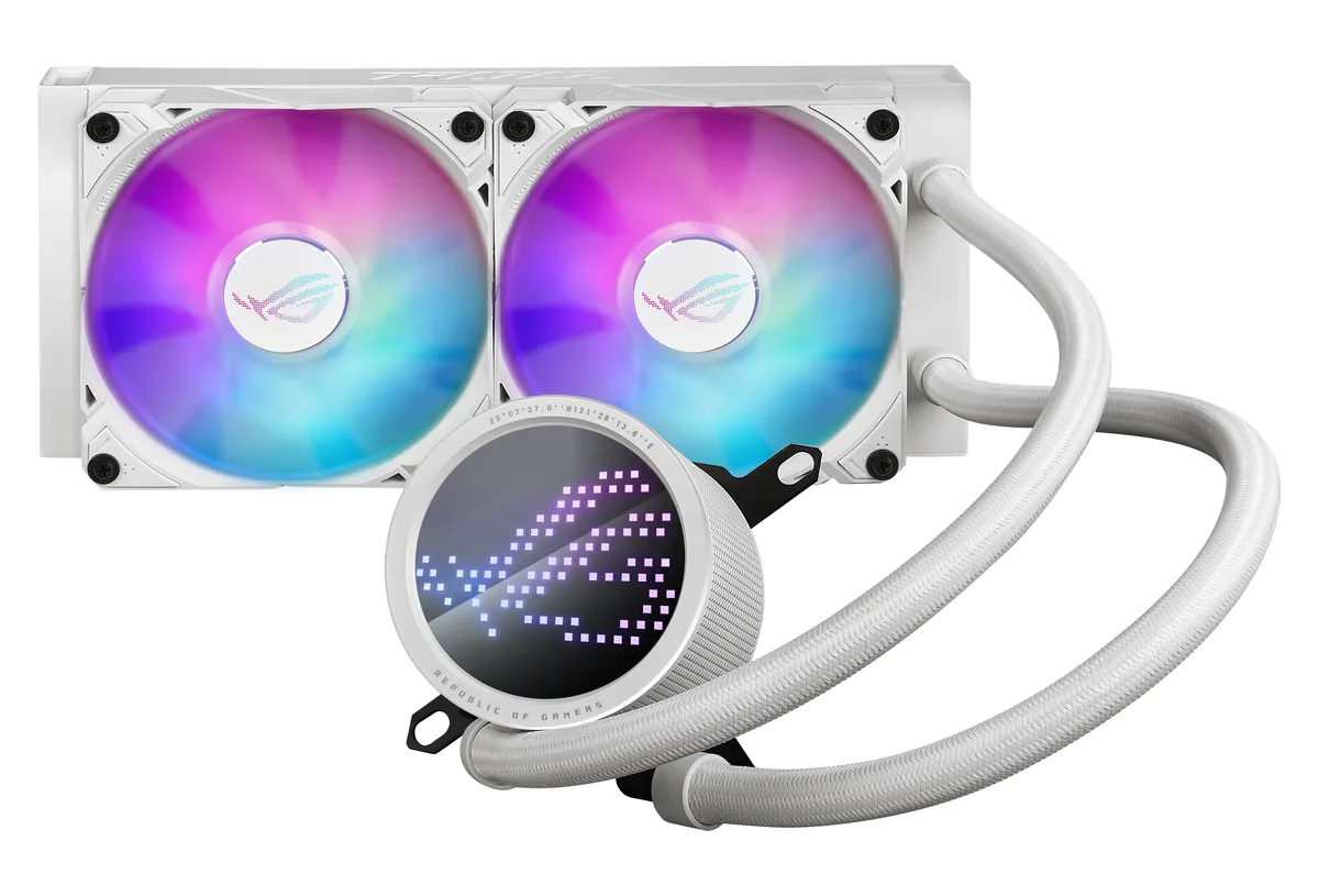 ASUS ASUS ROG RYUO III 240 ARGB WHT liquid cooler — product photo