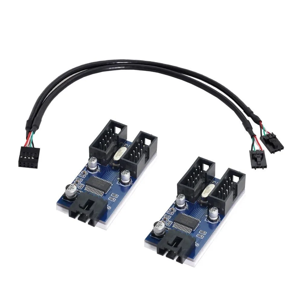 Fervit Fervit USB 2.0 Header 1-to-4 Female Extension Cable 30cm — product photo