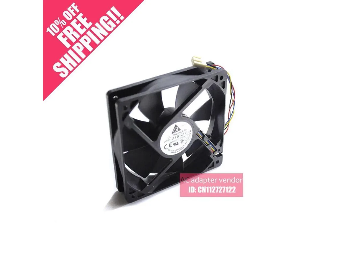Fans Fans AFB1212SH 12V 0.8A 12025 4-wire dual ball bearing PWM case fan — product photo