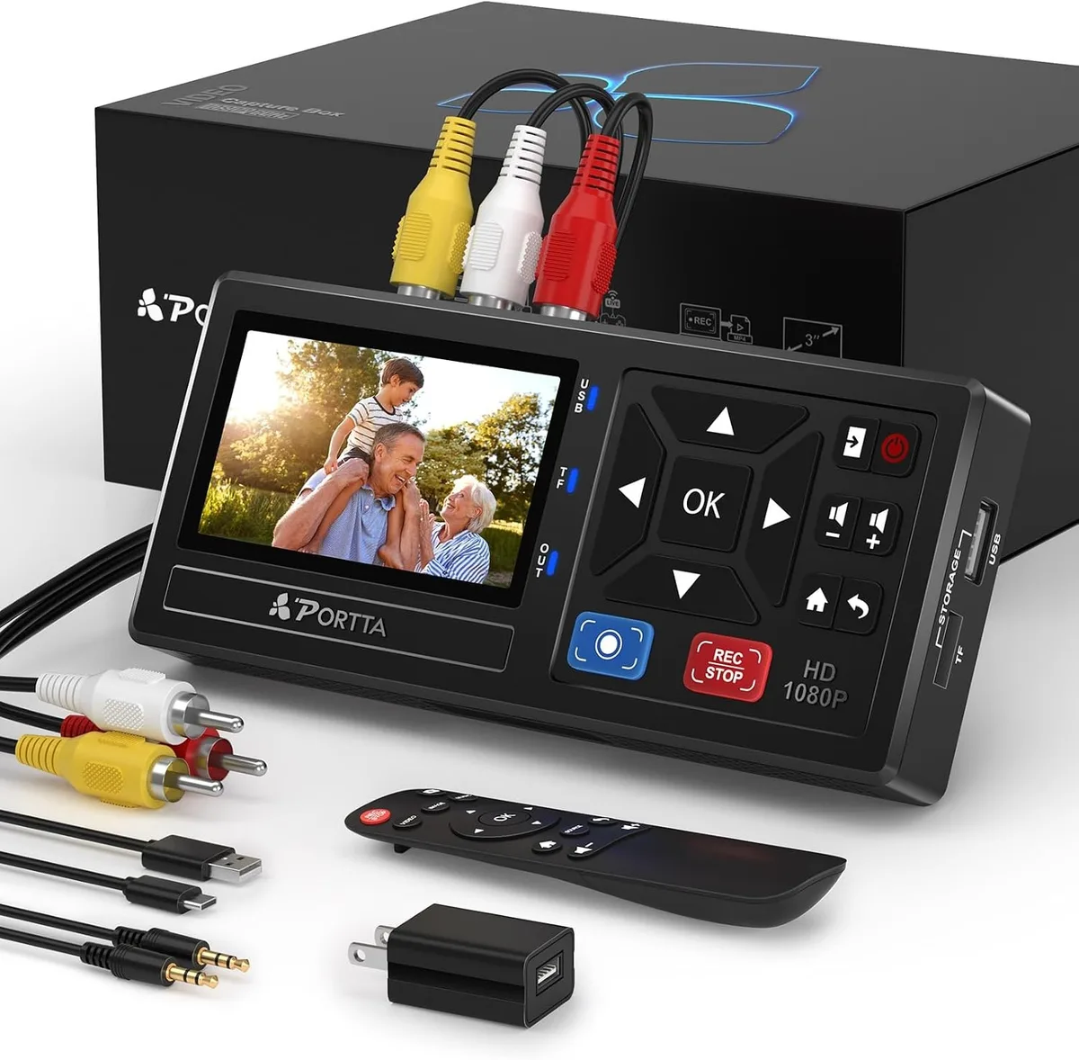 Boxwave Boxwave VHS to Digital Converter with Remote audio adapter — product photo