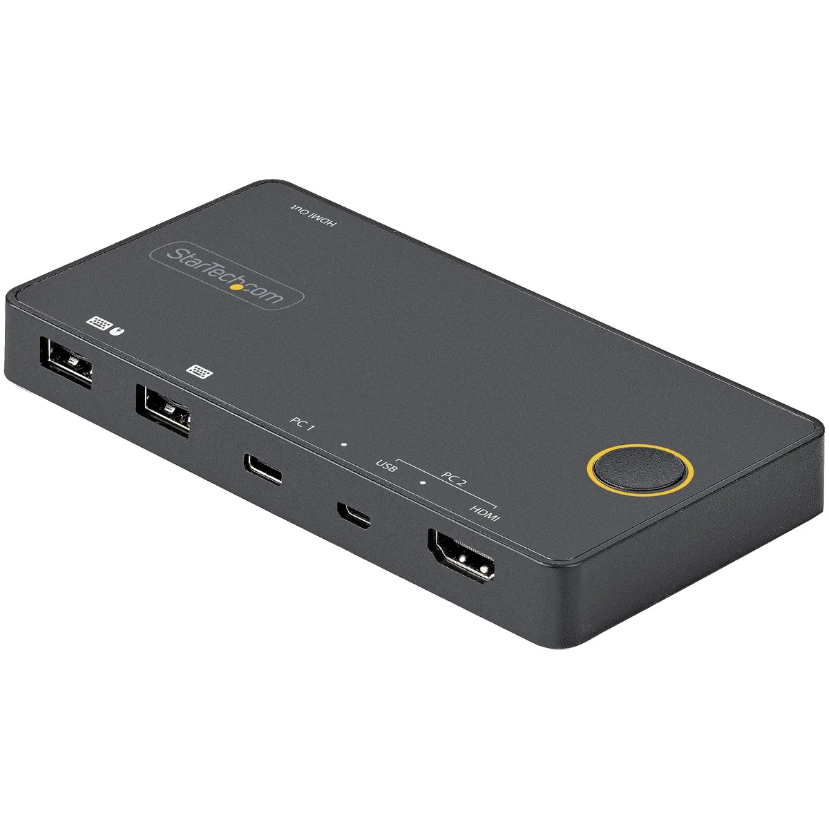 STARTECH STARTECH SV221HUC4K 2 Port Hybrid USB-A HDMI USB-C KVM Switch 4K 60Hz — product photo