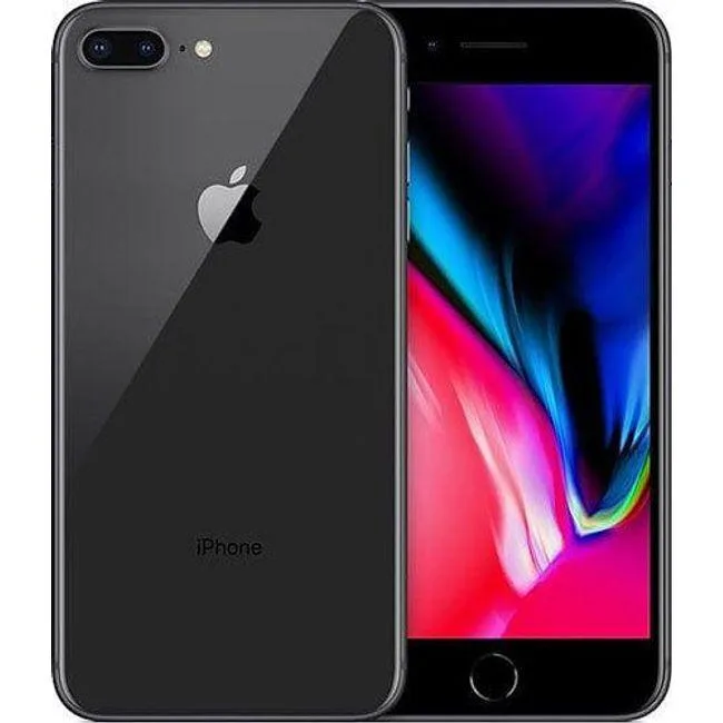 Apple Apple iPhone 8 Plus 128GB Space Grey cell phones - unlocked — product photo