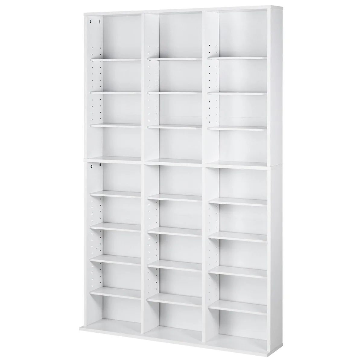 VEVOR VEVOR Media Storage Cabinet White 9-Layer 27 Compartments 756 CDs — product photo