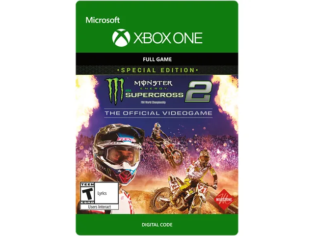 Milestone S.r.l. Milestone S.r.l. G3Q-00668 Monster Energy Supercross 2 Special Edition downloadable game — product photo
