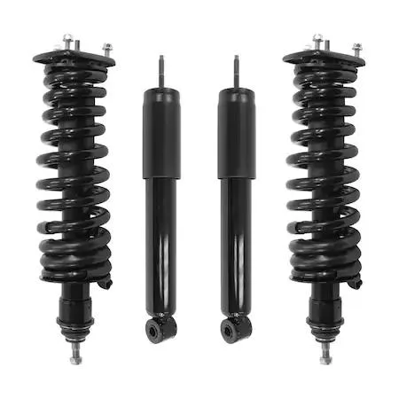 Cardboard box containing four suspension strut assemblies for Mercedes ML32