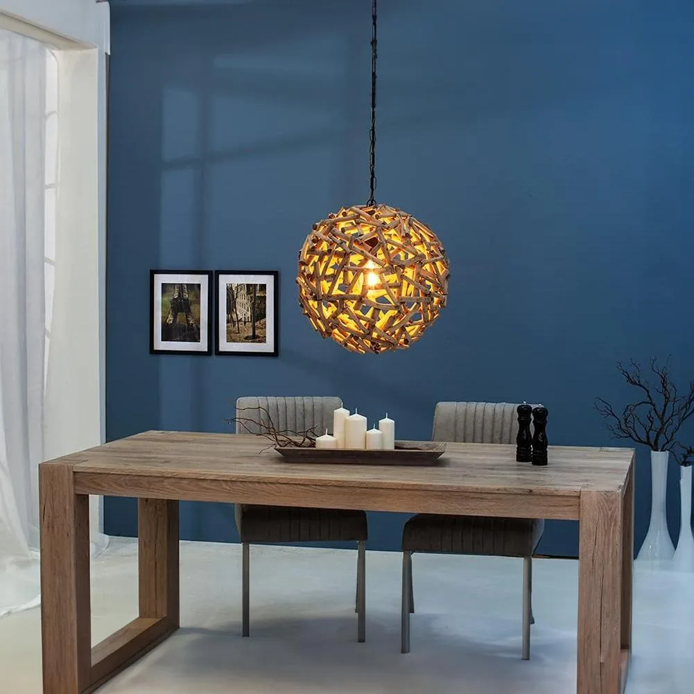 Vandue Corporation Vandue Corporation Driftwood 20.5" Ball Pendant Light — product photo