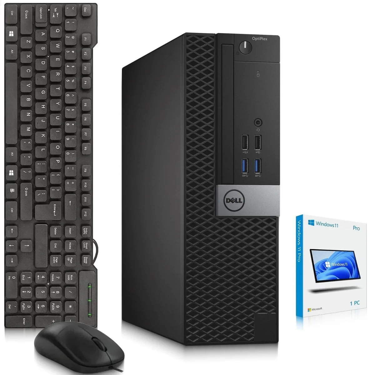 DELL DELL OptiPlex Desktop PC i7-7700 3.60GHz 8GB DDR4 256GB SSD 500GB HDD — product photo