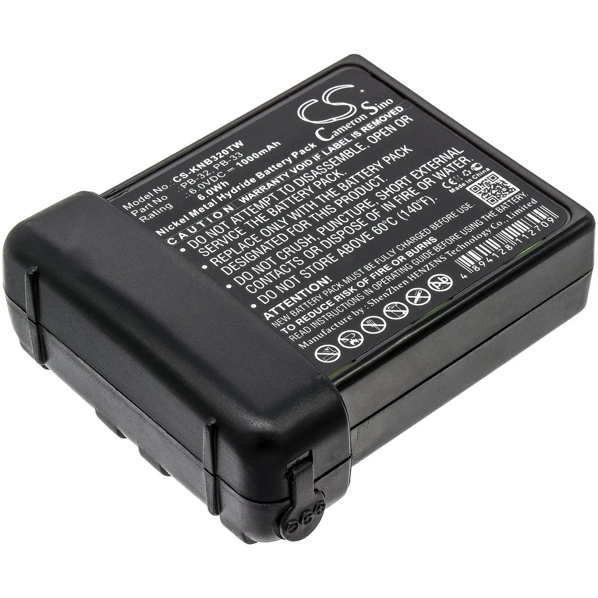 Cameron &amp; Co Cameron &amp; Co DS-CS-KNB320TW 6.0V 1000mAh Ni-MH Battery — product photo