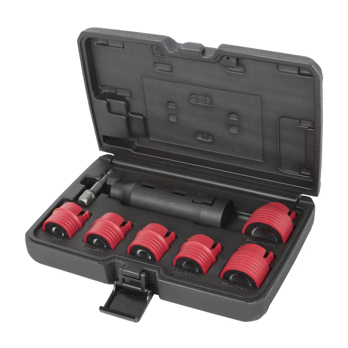 Steelman Steelman 60099 8-piece wheel stud cleaner set with six brush heads — product photo