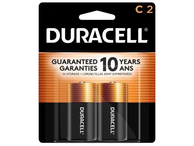 DURACELL DURACELL MN1400B2 C Alkaline standard battery 1.5V 2 pack — product photo