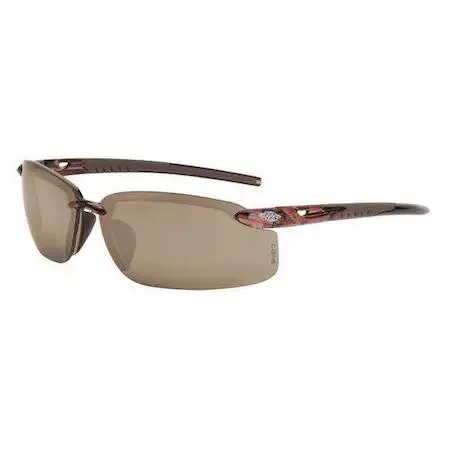 CROSSFIRE CROSSFIRE 29117 Safety Glasses Wraparound Brown Polycarbonate Lens Personal Protective Equipment — product photo