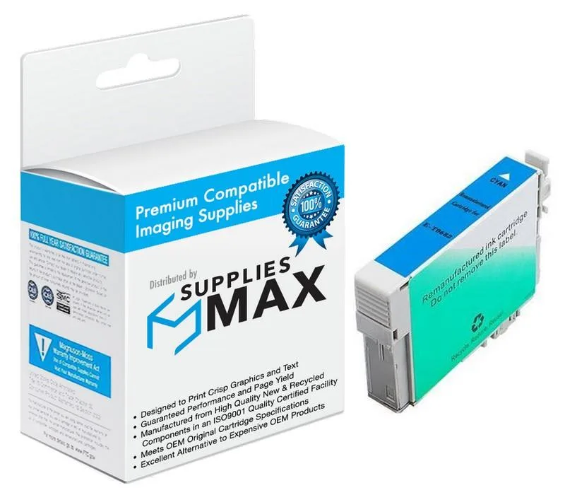 SuppliesMax SuppliesMax Cyan Inkjet Cartridge T068220 — product photo
