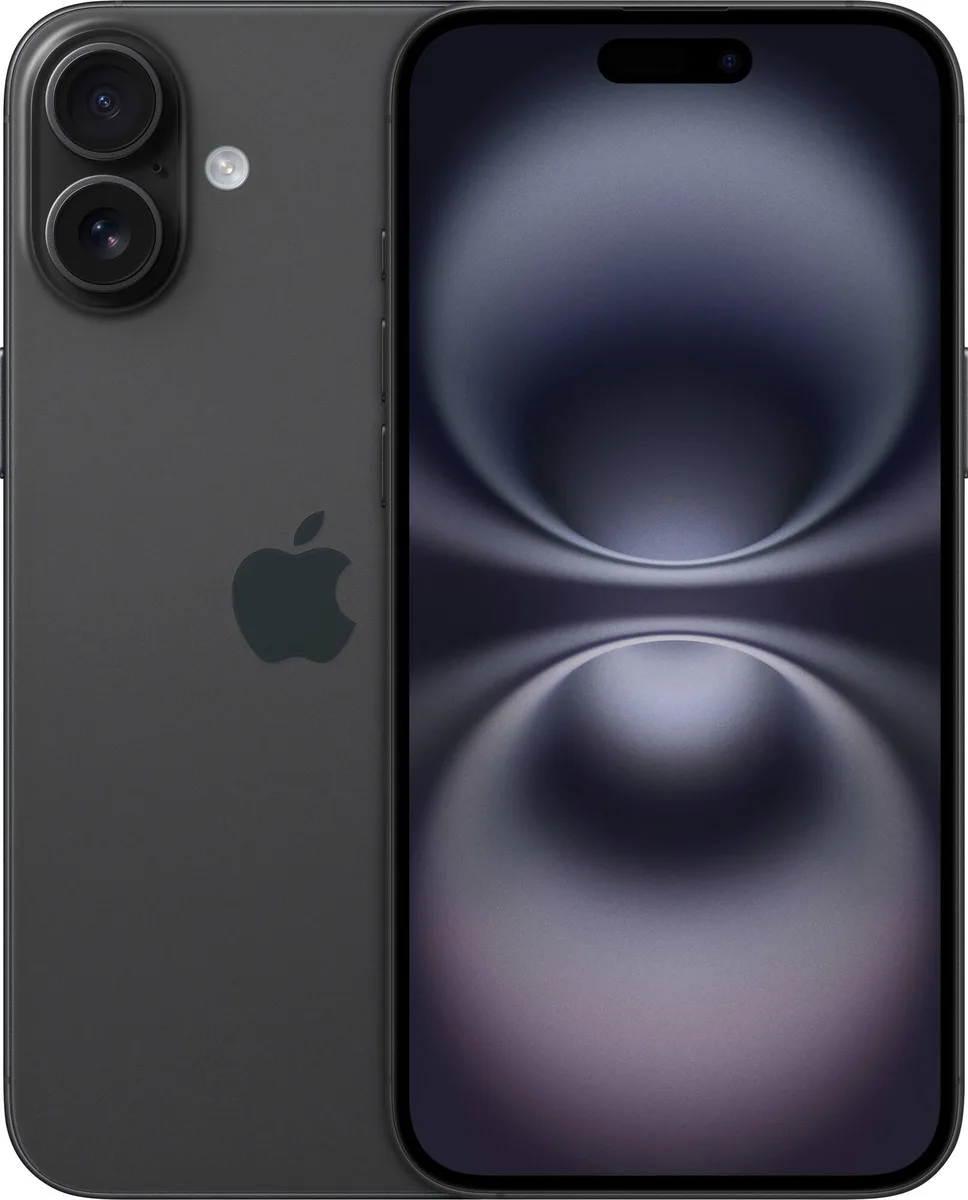 Apple Apple iPhone 16 256GB PAB100911 Black Refurbished Cell Phones - Unlocked — product photo