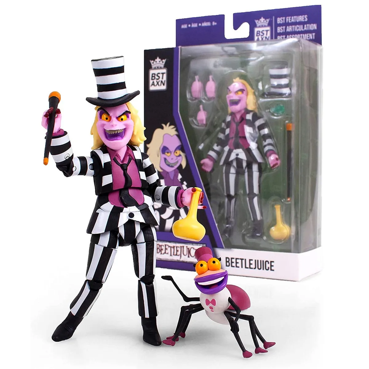 The Loyal Subjects The Loyal Subjects BST AXN Beetlejuice 5 inch action figure — product photo