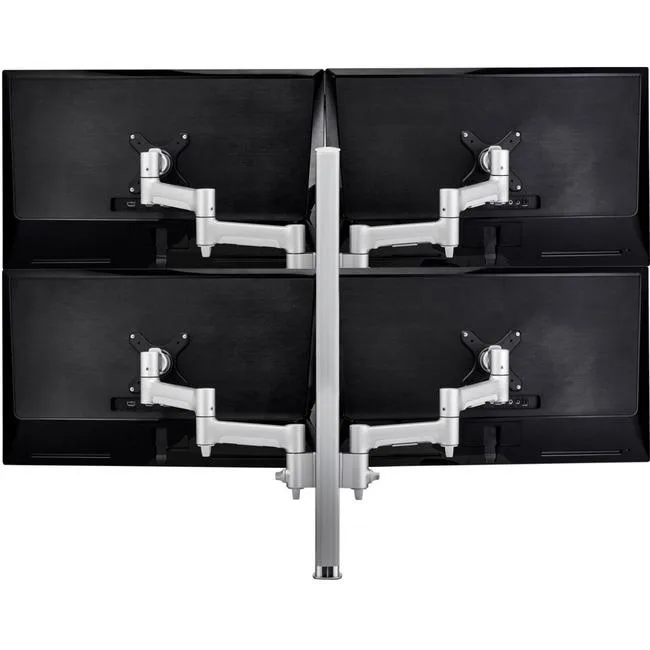 Atdec Atdec AWMS-4-4675-H-S server rack 4 monitor clamp mount silver 30 — product photo