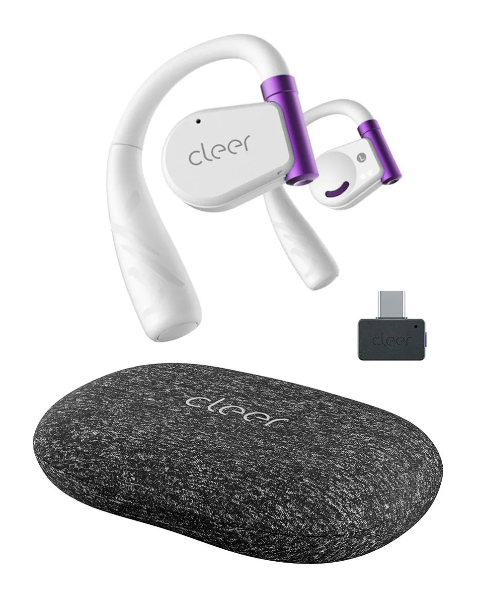 Cleer Cleer ARC II Gaming Earbuds White 35Hr 67ms 16.2mm — product photo