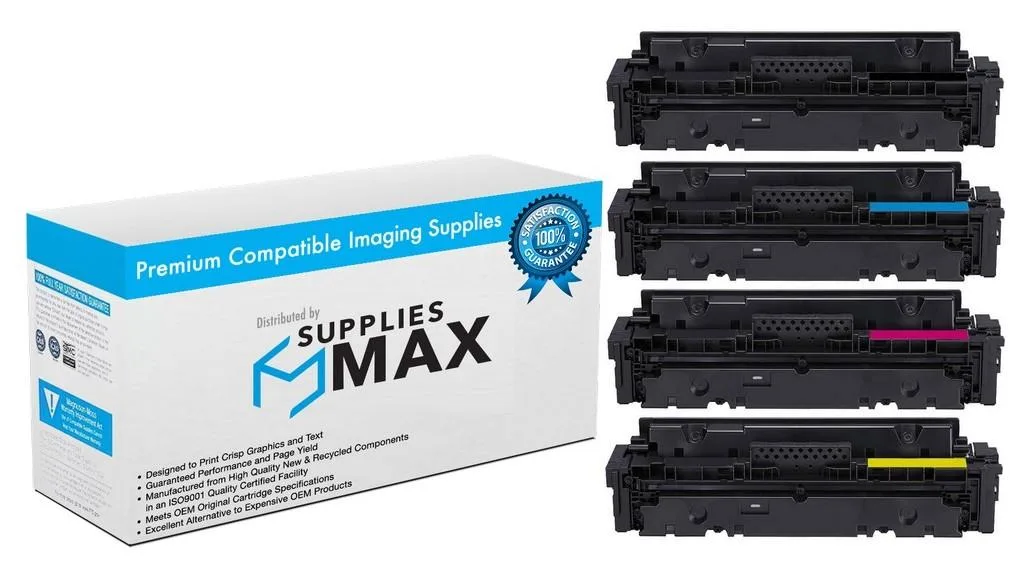 SuppliesMax SuppliesMax CNMCRG-055-COMBO Toner Cartridge Combo Pack (BK/C/M/Y) 2300 Pages — product photo