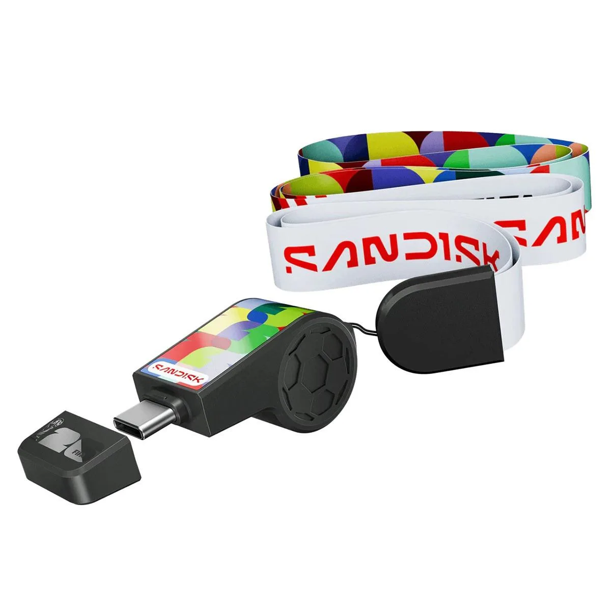 SanDisk SanDisk USB-C Flash Drive FIFA World Cup 2026 Edition 128GB Black — product photo
