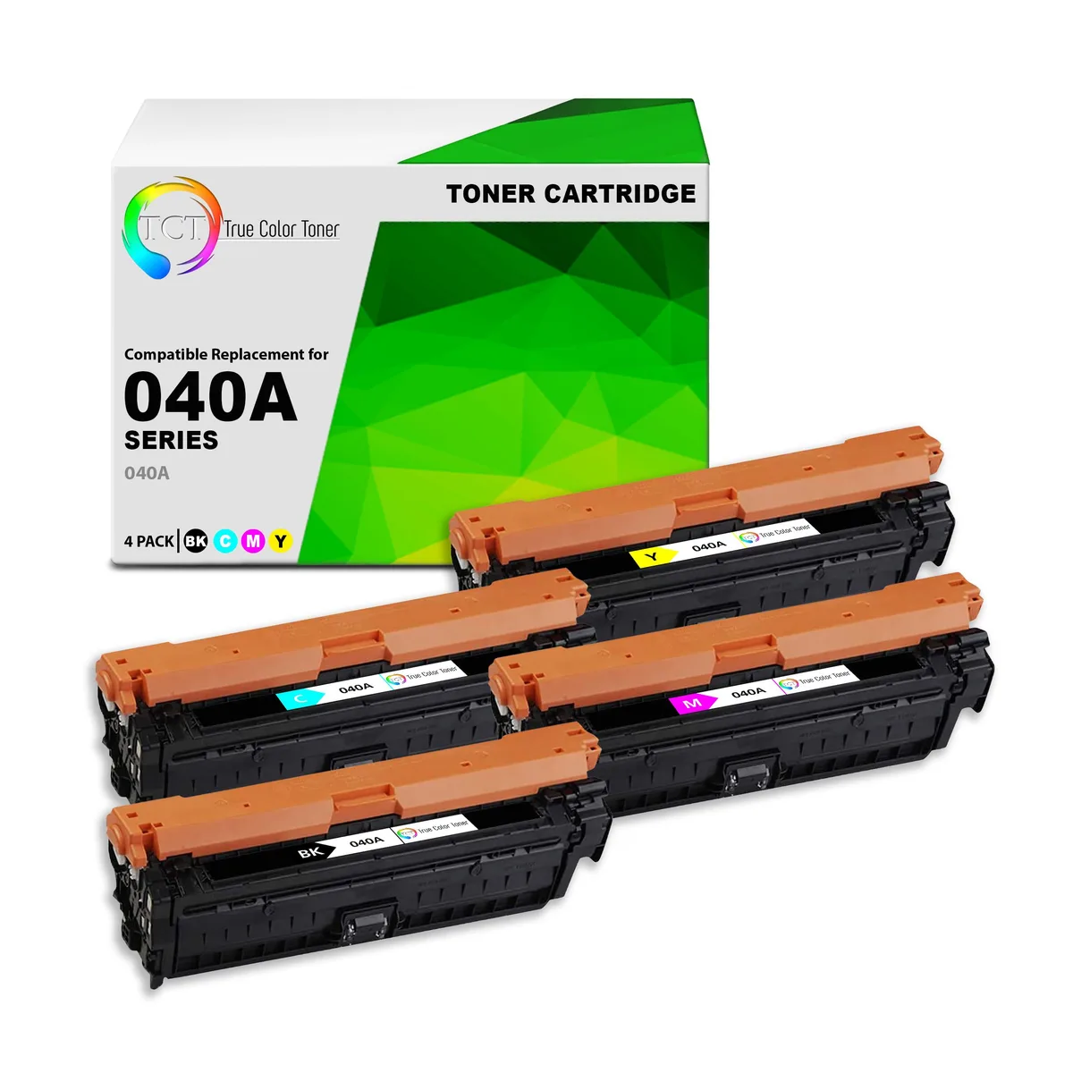 True Color Toner True Color Toner 040A 4-Pack Toner Cartridge (6300/5400 pages) — product photo