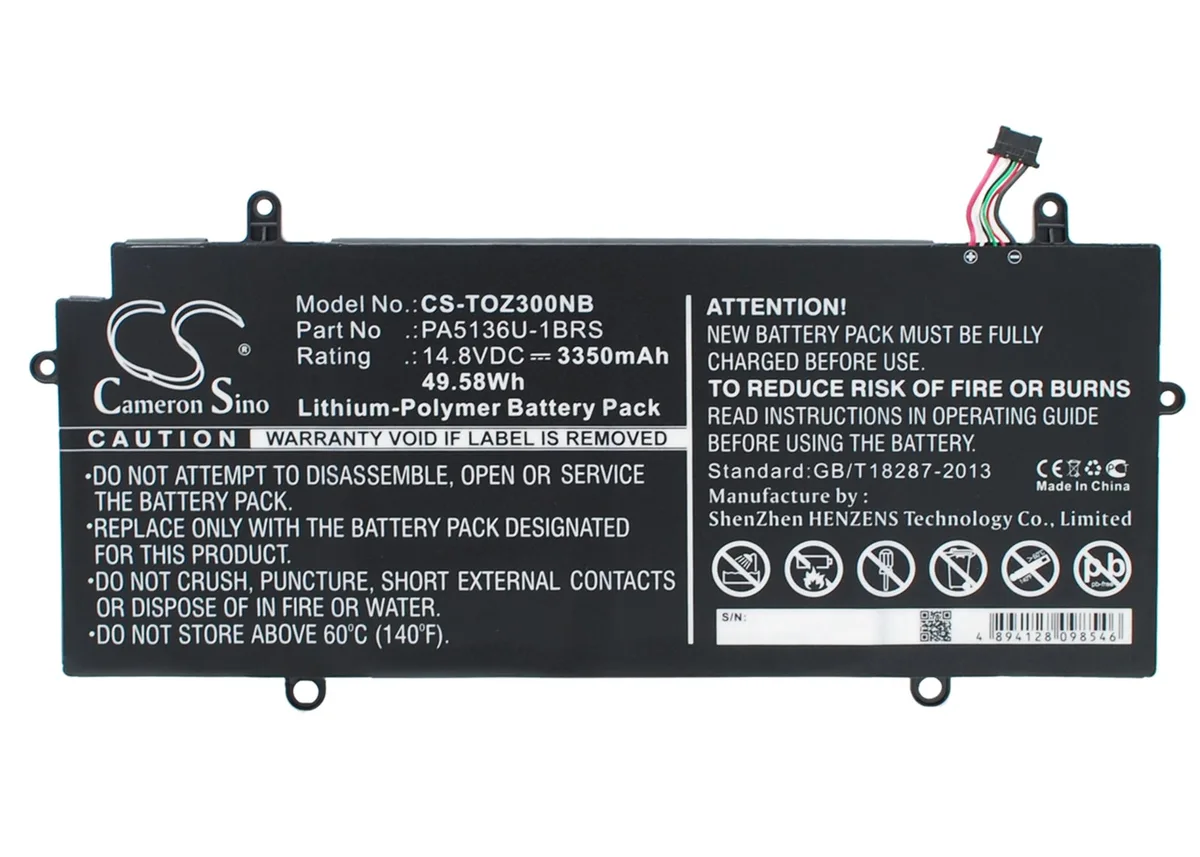 Cameron &amp; Co Cameron &amp; Co DS-CS-TOZ300NB laptop battery 3.35 Ah — product photo