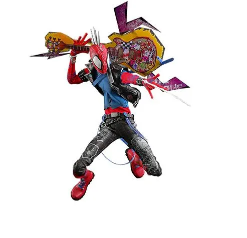 Hot Toys Hot Toys MMS726B Spider-Man: Across the Spider-Verse Spider-Punk Deluxe action figure — product photo