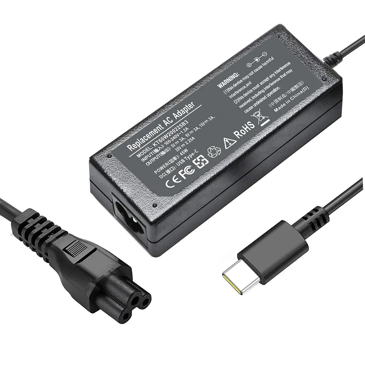LXHY LXHY 45W USB-C AC Adapter KT60W195231B3 — product photo