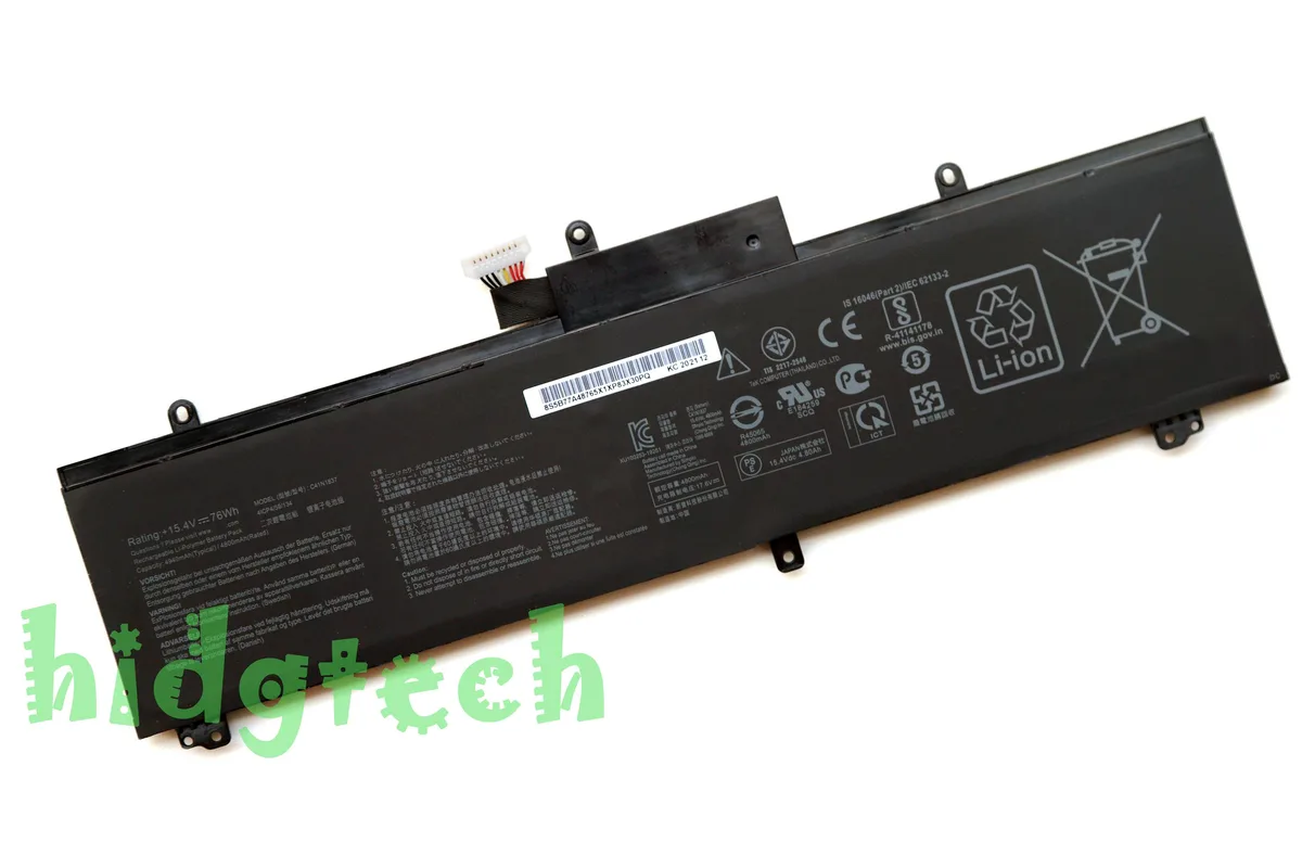 Beisite Beisite C41N1837 76Wh laptop battery for Asus ROG Zephyrus GU502G GU502GV GA502DU GX502GV — product photo