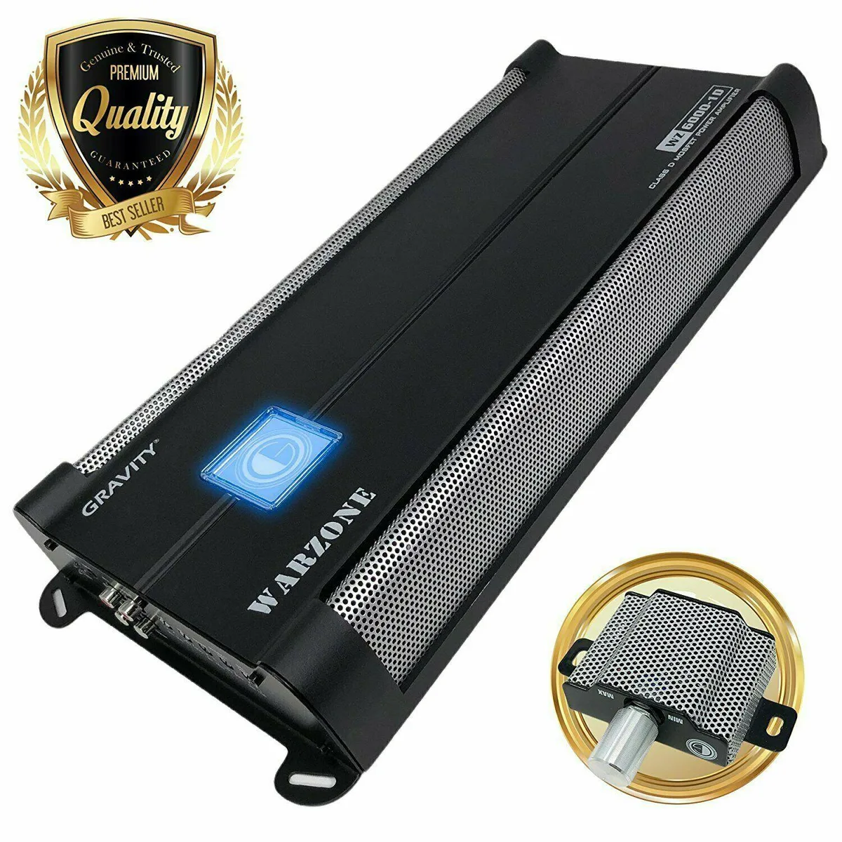 GRAVITY GRAVITY 6000W Class D 1 Ohm Stable Amplifier — product photo