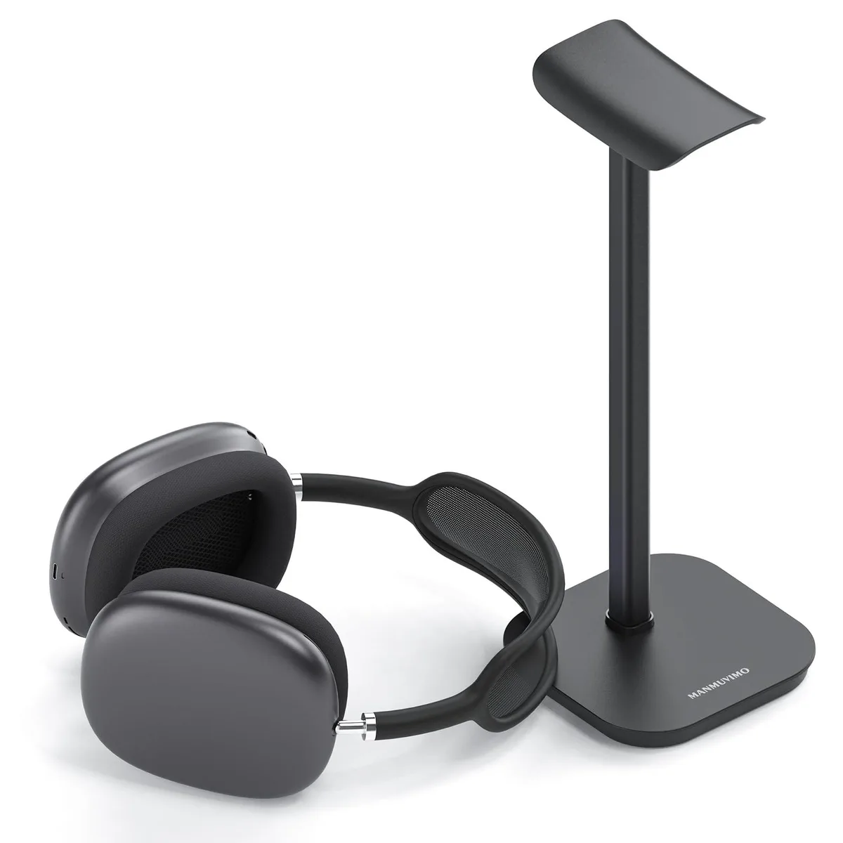  MANMUVIMO M-S100 Headphone Stand Black 100mm×100mm×270mm — product photo