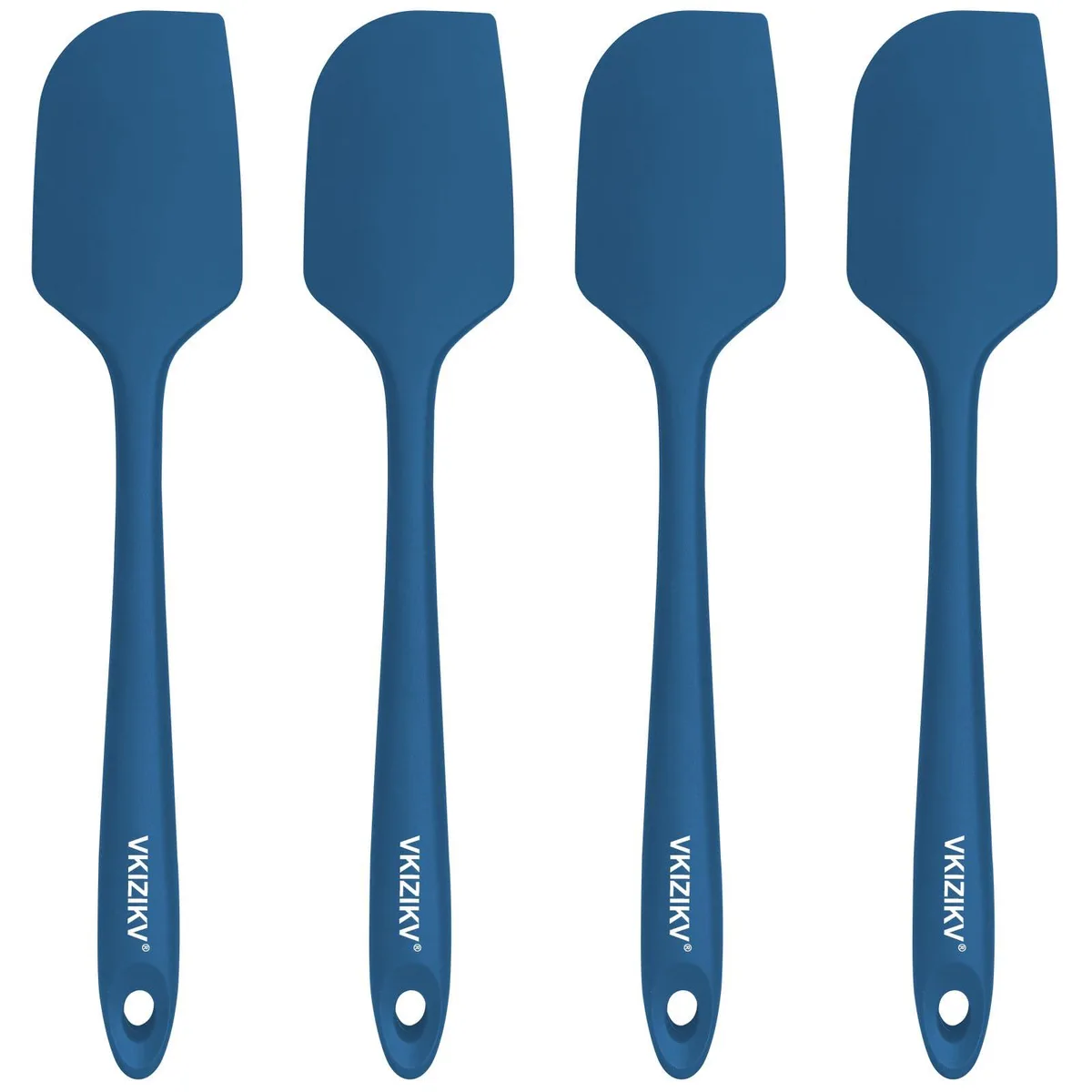  VKIZIKV V-251212 4 Pcs Silicone Spatula Set 11.4 In Blue — product photo