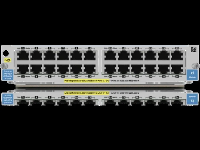 HP HP J8702A ProCurve 5400zl 24-port 10/100/1000 PoE switch module — product photo
