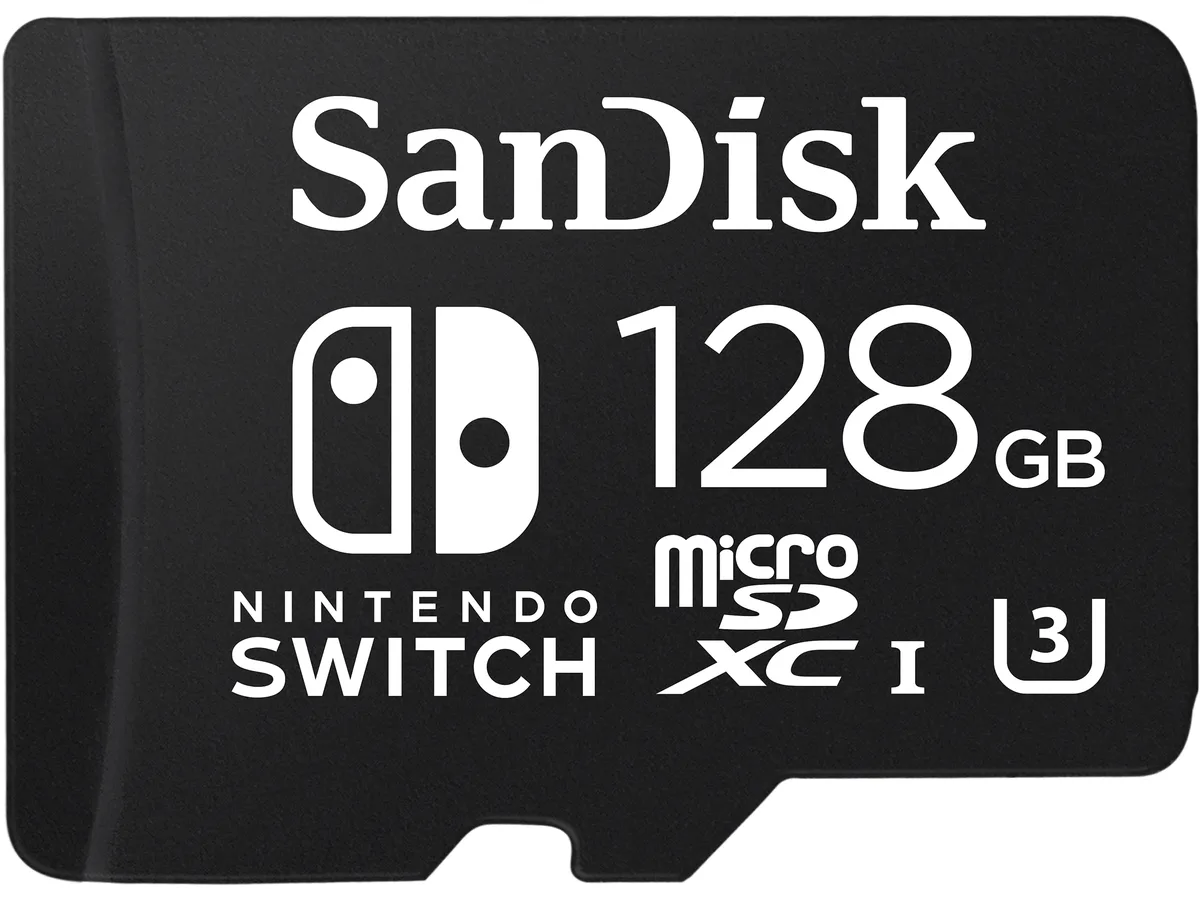 SanDisk SanDisk SDSQXBO-128G-ANCZA D 128GB microSDXC UHS-I/U3 memory card — product photo