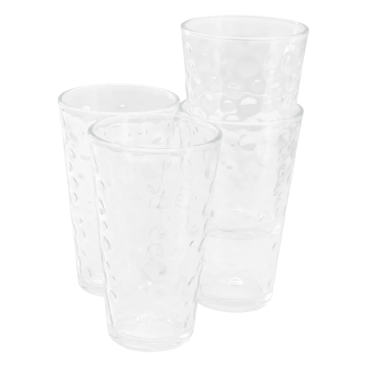 Gibson Home Gibson Home 510121070M 4 Piece 16oz Bubble Glass Tumbler Set — product photo