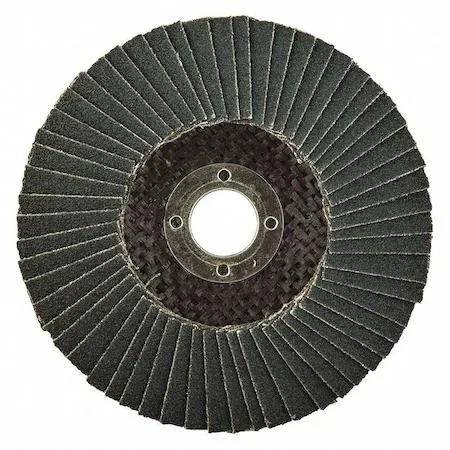 Zoro Select Type 29 flap disc, 4 inch diameter, 60 grit, fiberglass backing