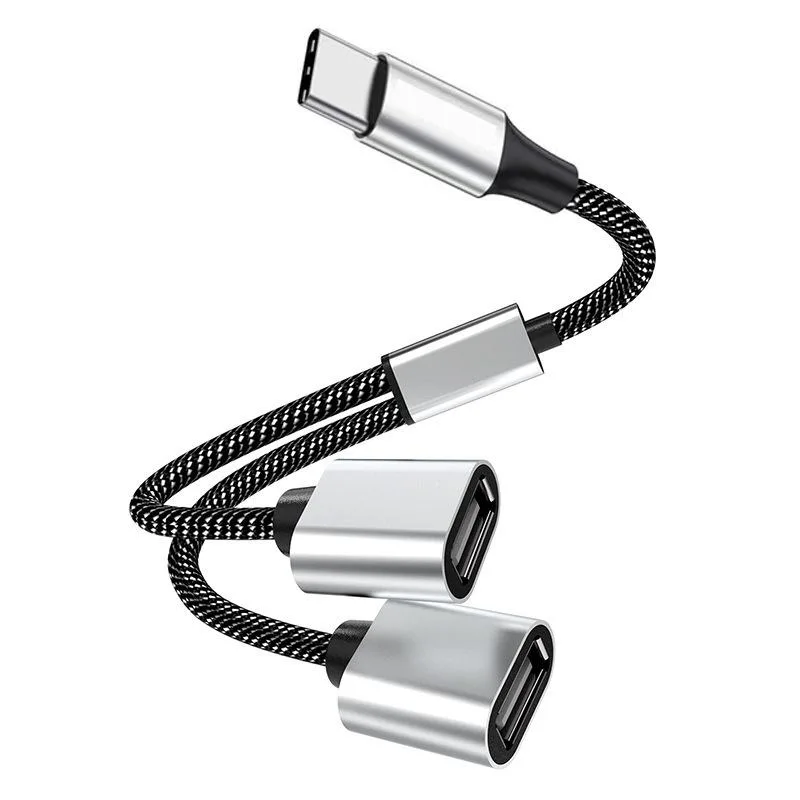 Corn Electronics Corn Electronics USB C Splitter 0.25m 480 Mbps 1.5A — product photo