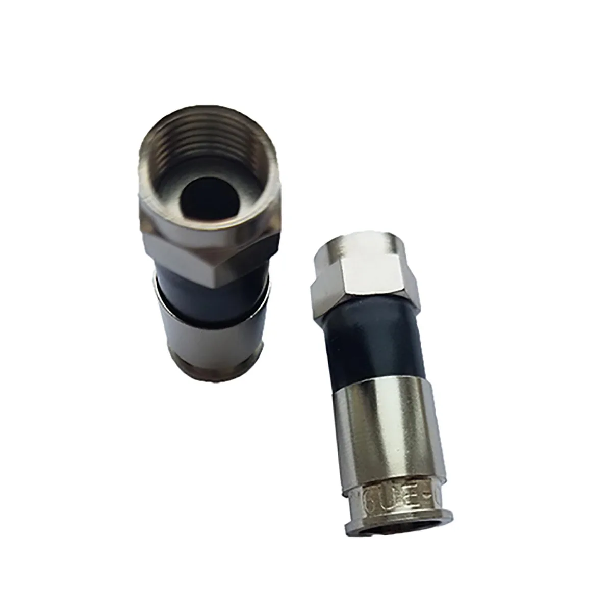 PerfectVision Manufacturing PerfectVision Manufacturing PV6UE-05 Ridgeloc 360 Compression Connectors RG6 50-pack — product photo
