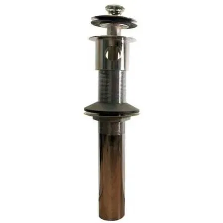 Watco Watco 800-PP-BRS-CP 1-1/4 in Brass Push-Pull Lavatory Drain with Overflow — product photo
