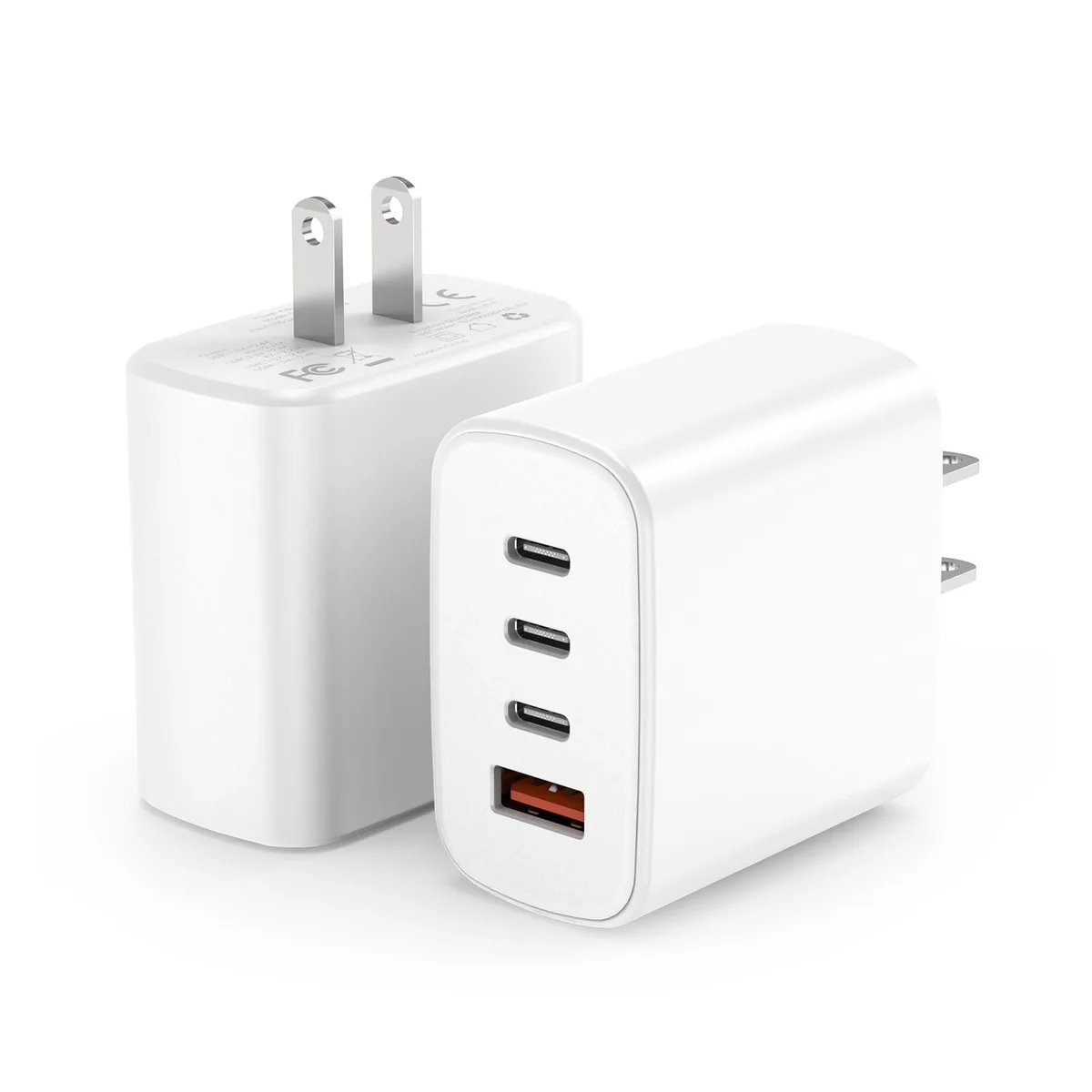  Amoner OFS-612 30W 4-Port USB Charger 2-Pack White — product photo