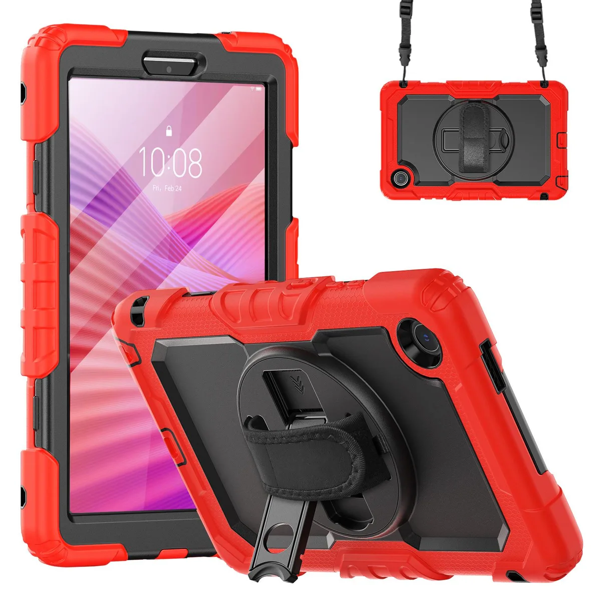 Werleo Werleo TB305XU laptop case for Lenovo Tab One / K9 8.7 inch 2025 Red — product photo