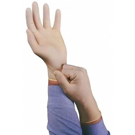 ANSELL ANSELL 69-318 TouchNTuff Disposable Gloves 4.7 mil Palm Latex Beige L — product photo