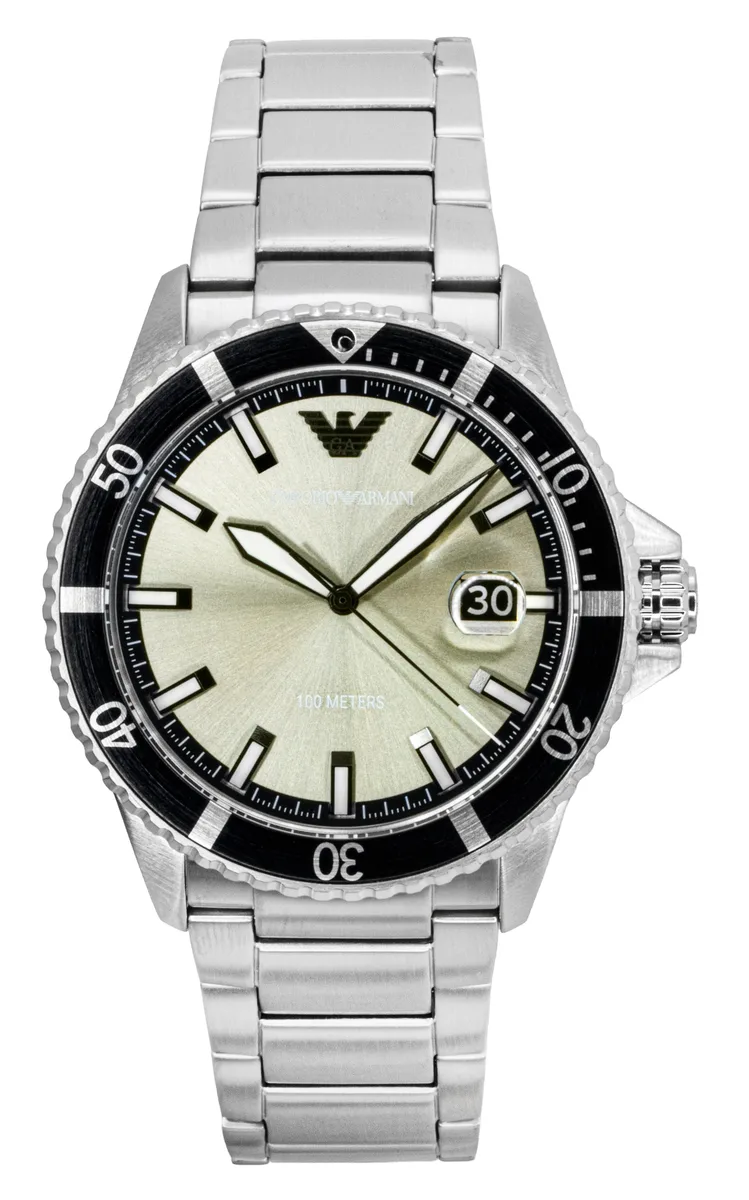 Emporio Armani Emporio Armani AR11683 World Explorer Grey Dial 100M Quartz Watch — product photo