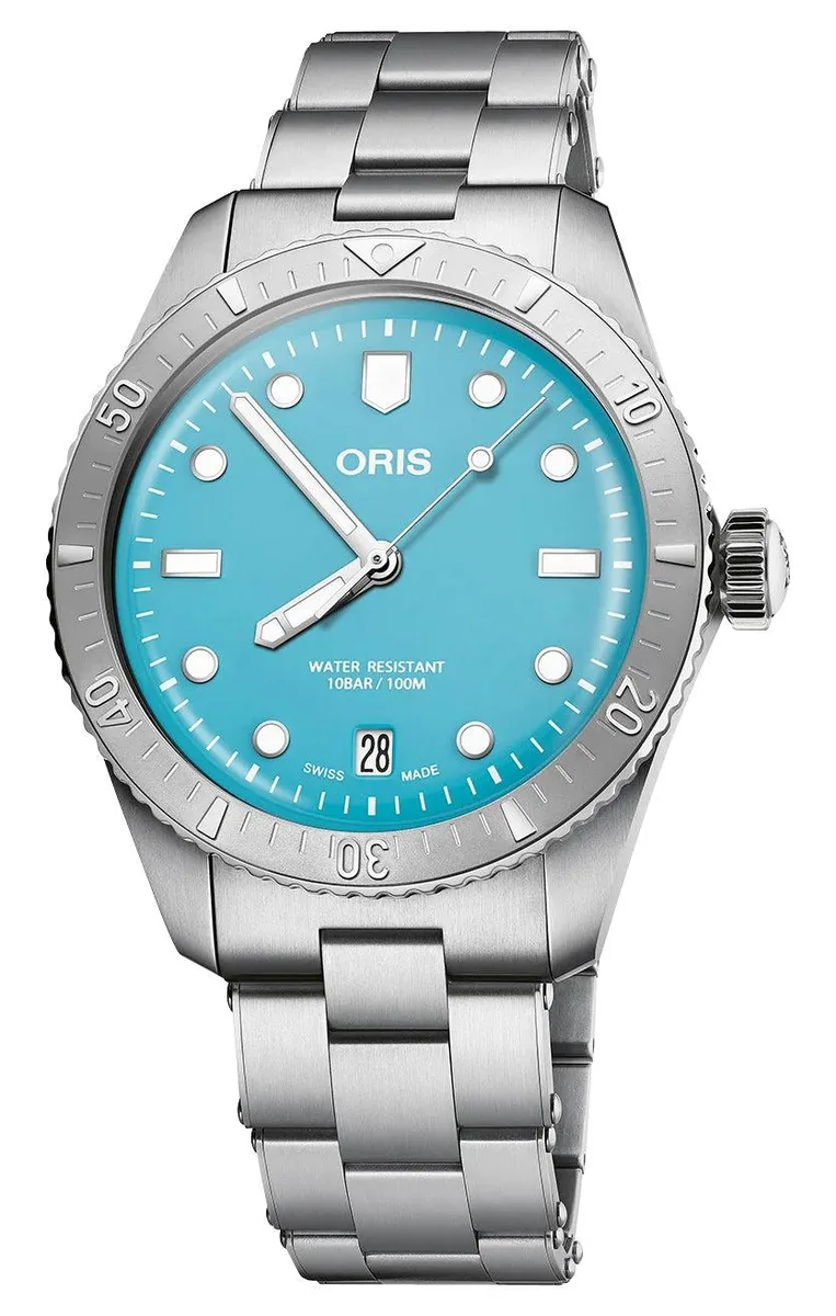Oris Oris Divers Sixty-Five 733 Sky Blue 38 mm Stainless Steel Watch — product photo