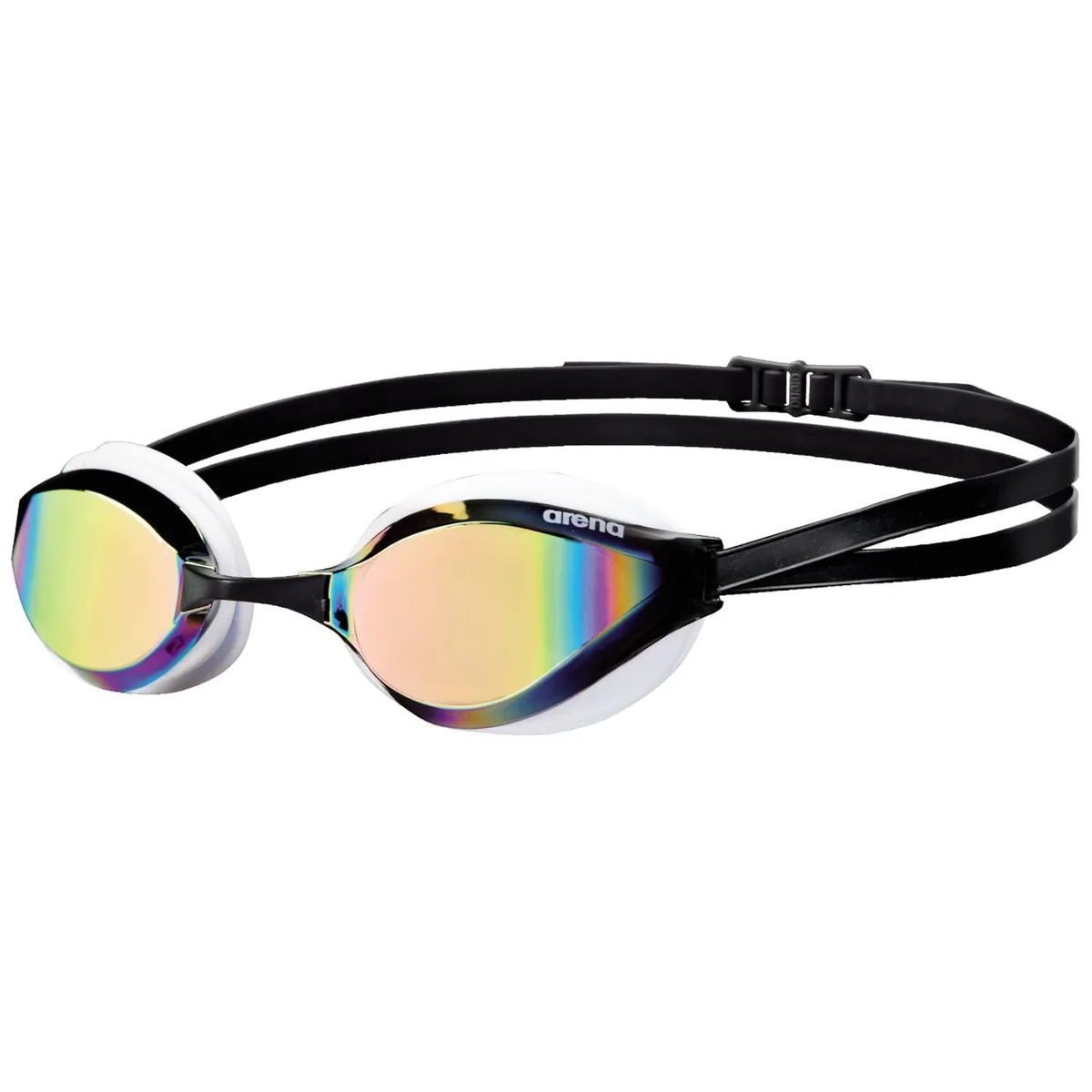 ARENA Python Mirror Racing Swim Goggles Copper/White 12 pack — product photo