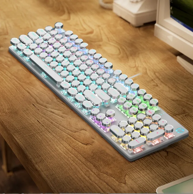 HP HP Mechanical Gaming Keyboard Brown Switch Silver — product photo