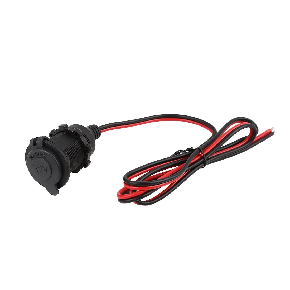 Unique-Bargains Unique-Bargains 12V 24V 5A 3.08ft Waterproof Cigarette Lighter Socket with Cover — product photo