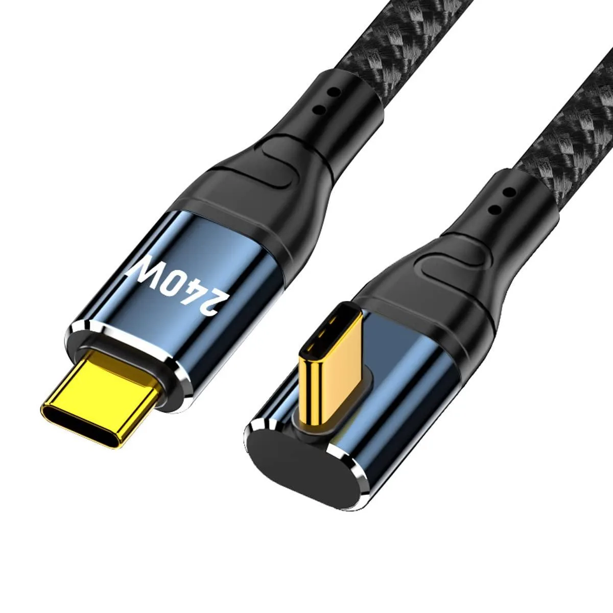 Fervit Fervit USB-C 240W 480Mbps 90 Degree 100cm cable — product photo
